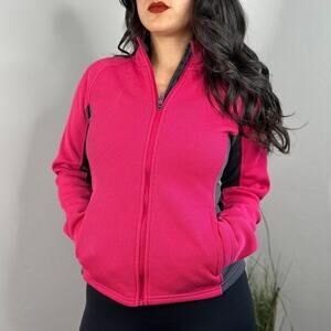 Spyder Pink & Gray Sweater Jacket